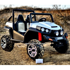 Детский электромобиль M 3454 EBLR-1 Багги, двухместный, белый